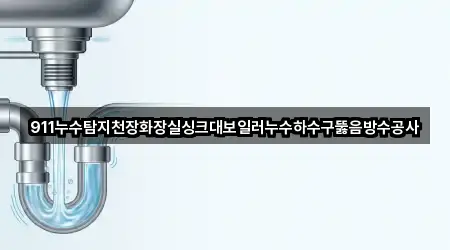 911누수탐지천장화장실싱크대보일러누수하수구뚫음방수공사