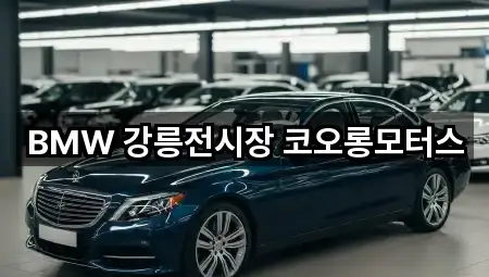 강원 강릉 지변동 자동차전시장 5곳 주소 체크